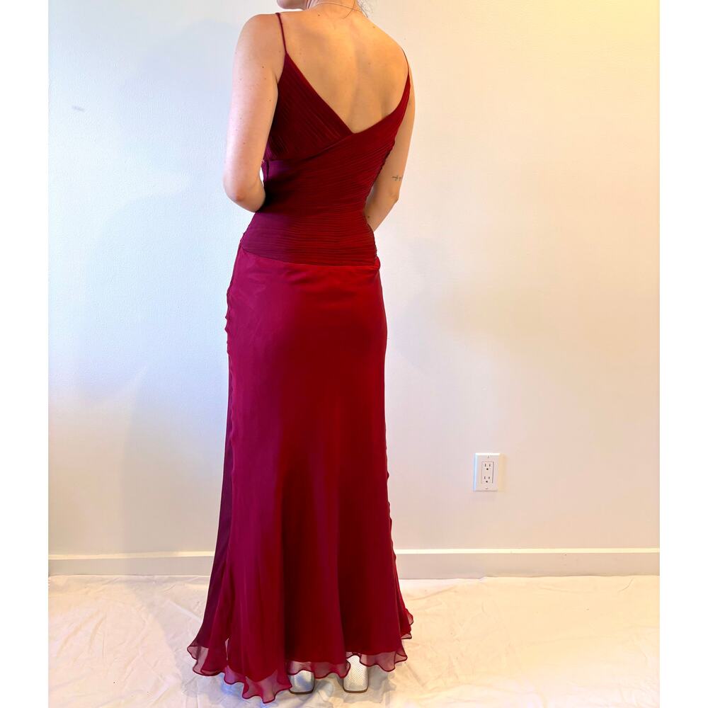 vintage y2k aftershock beaded silk gown - Picture 2 of 8